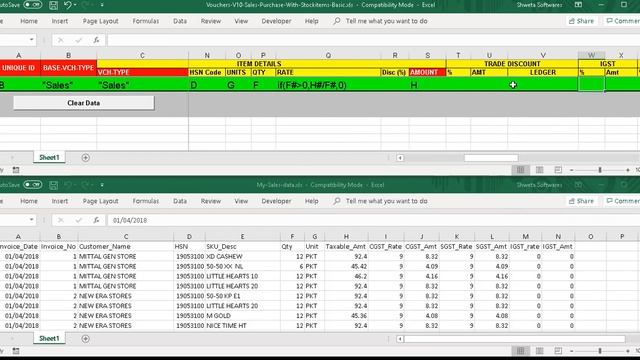 Map Your Excel data and Import in Tally ERP - HINDI смотреть онлайн