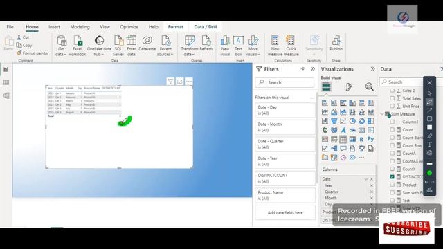 Power Bi for Beginners: DISTINCTCOUNT Dax смотреть онлайн