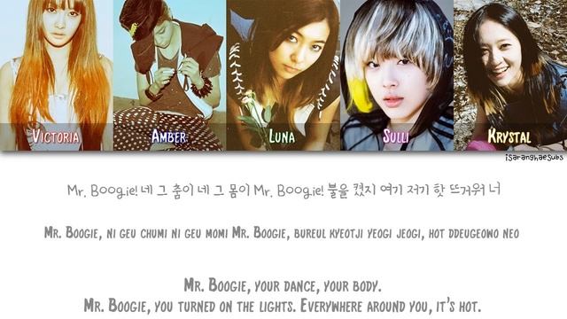 F(X) - MR.BOOGIE [Color Coded Han|Rom|Eng] смотреть онлайн