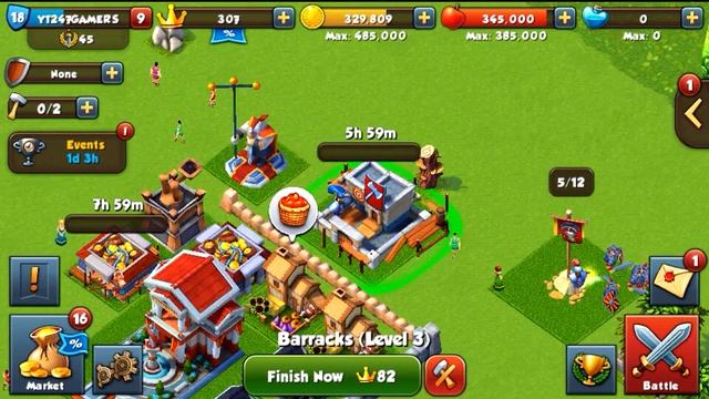Total Conquest Upgrading Level 3 Barracks! смотреть онлайн