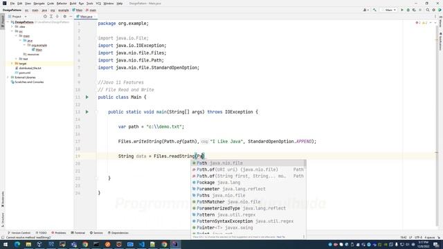 Java 11 features file read and write final | Java Programming смотреть онлайн