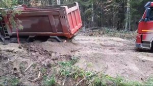 Работа на самосвале VOLVO в Карелии №2