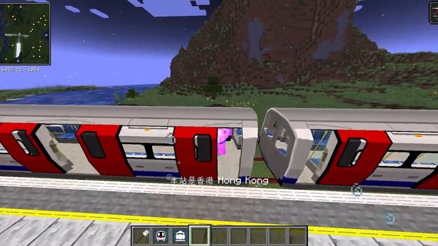 Minecraft Transit Railway 1 18 2 Singleplayer (Minecraft to Hongkong line) смотреть онлайн