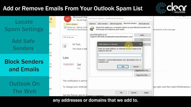 Spam List in Outlook - How to Add and Remove Email Addresses смотреть онлайн