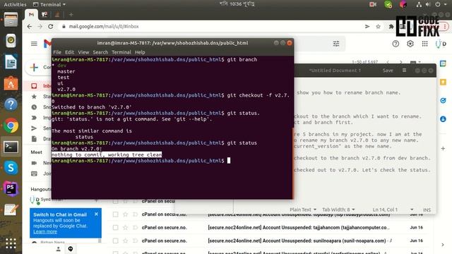 How to rename a branch name in git | Renaming git branch name смотреть онлайн