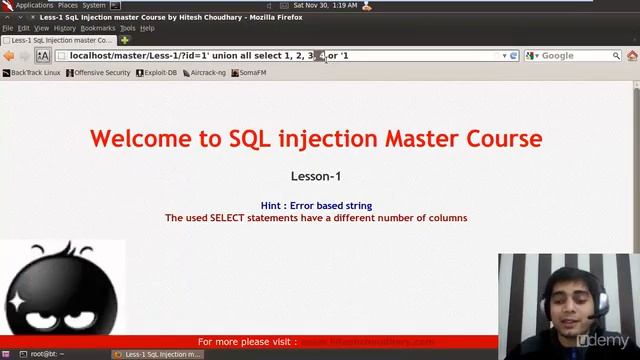 SQL Injection || Lecture 13 Injecting with OR and AND смотреть онлайн