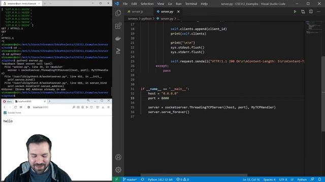 [CSE 312] Lecture 22: WebSockets | Examples cont. смотреть онлайн
