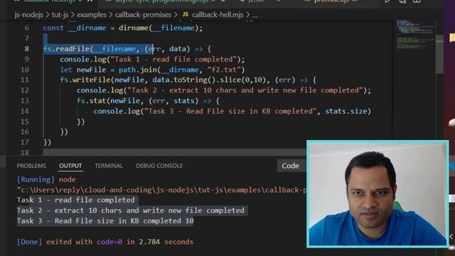 Callback hell problem in JavaScript | solved using promises and async await смотреть онлайн