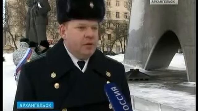 Факел эстафеты Победы прибыл в Архангельскую область смотреть онлайн