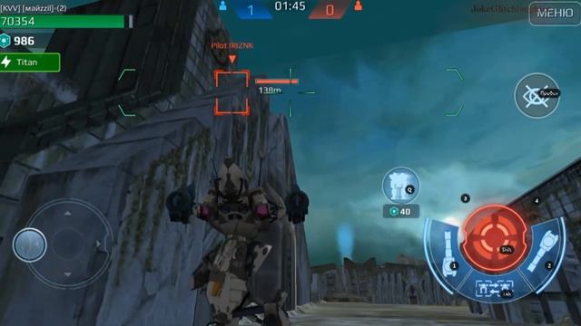 Что с потолком ? Карта Dead City.Игра WAR Robots. смотреть онлайн