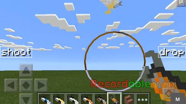 Обзор мода Portal gun 2 на майнкрафт пе 0.12.1 смотреть онлайн