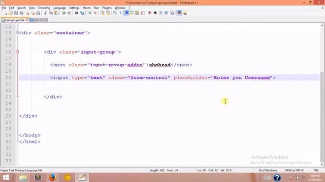 14 - Input groups смотреть онлайн