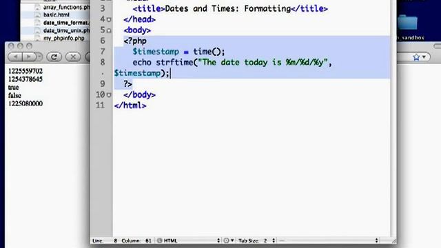 02 04 Formatting dates and times Strings and SQL смотреть онлайн