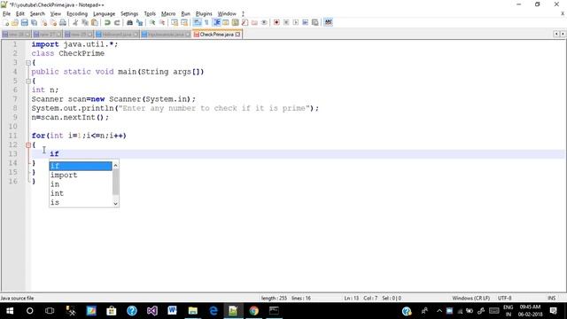 Check Prime number in java смотреть онлайн