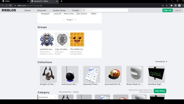 Roblox, PGing 2009 account with Epic Face and offsales смотреть онлайн