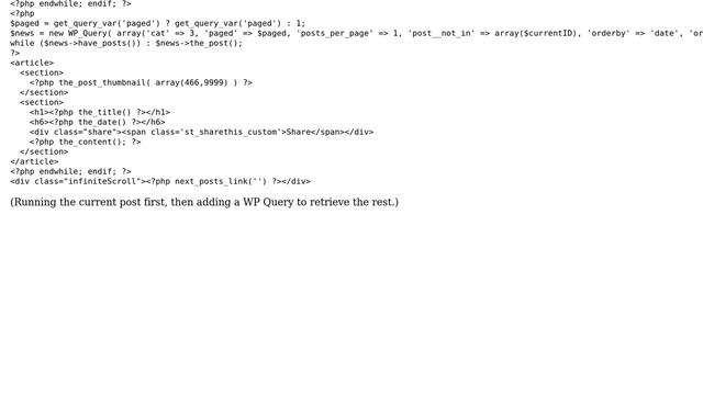 Wordpress: Possible to paginate on single.php? (2 Solutions!!) смотреть онлайн