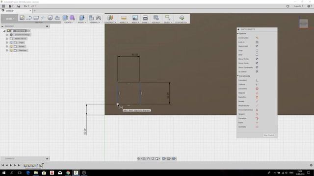 1. Table Project In Fusion 360 - Prt.1  Рисуем стол - 1 часть - Fusion 360