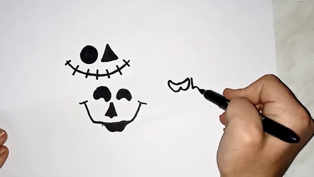 How to draw Halloween faces | Kак научиться рисовать лицо на Хэллоуин смотреть онлайн