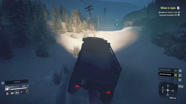 SnowRunner. Кольский полуостров. Имандра. Поручение "Обвал в горах" смотреть онлайн