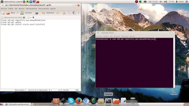 Como Instalar Java 7 Con Comandos Ubuntu смотреть онлайн