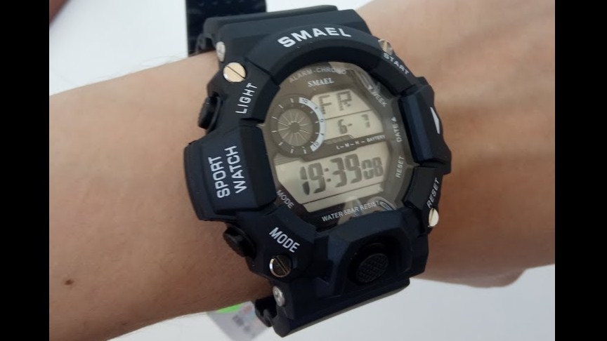 СПОРТИВНЫЕ ЧАСЫ SMAEL 1385B - ТОПОВЫЕ ЭЛЕКТРОННЫЕ ЧАСЫ! смотреть онлайн