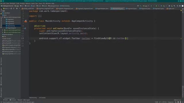 How to use Tab Navigation with swipe views in Android (Part 2)/Fragments смотреть онлайн