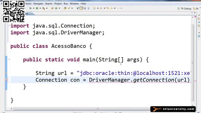 Universidade XTI JAVA 110 JDBC Select, Driver, Connec смотреть онлайн