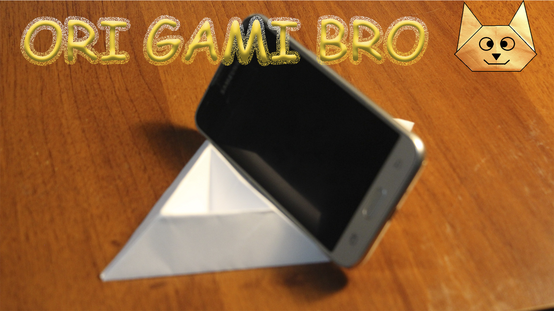 Подставка под телефон из бумаги. смотреть онлайн