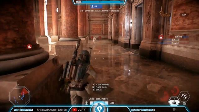 Star Wars Battlefront 2: 102 killstreak With Boba Fett! 128 Kills In A Single Match! смотреть онлайн