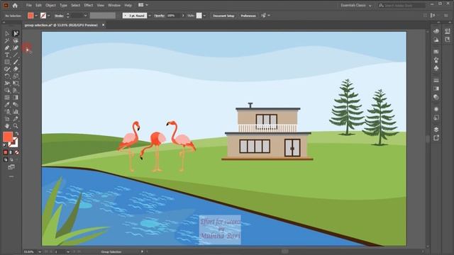 Adobe illustrator 2020 class 12 group selection tool Urdu/Hindi смотреть онлайн