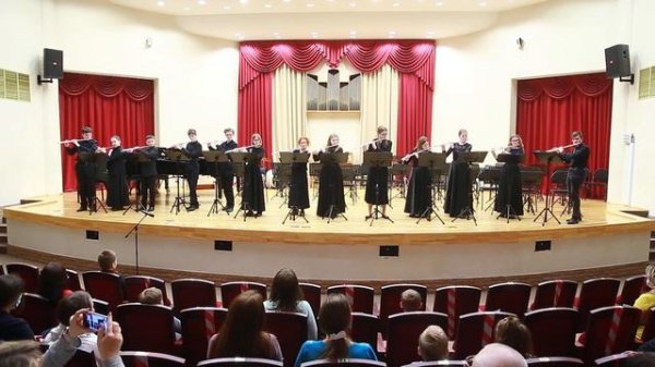 Ансамбль флейтистов ГБУДО ДМШ№71 под руководством Марковой Галины Борисовны