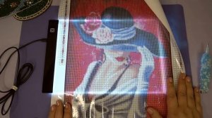 Световой планшет - для создания картин алмазной мозаики.