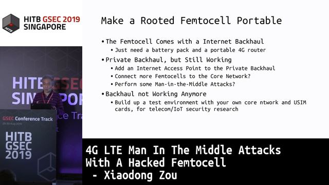 #HITBGSEC D2: 4G LTE Man In The Middle Attacks With A Hacked Femtocell - Xiaodong Zou смотреть онлайн