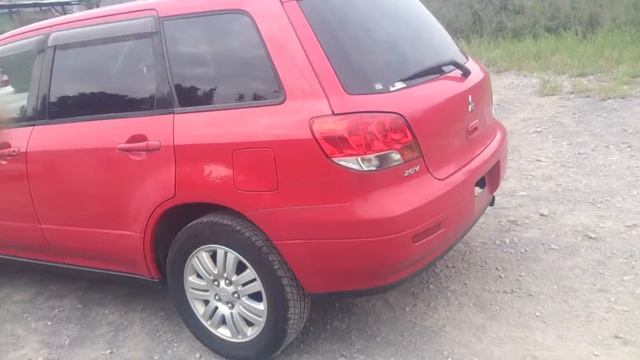 Видео-тест автомобиля Mitsubishi Airtrek (красный, 4G93, CU2W-0008215) смотреть онлайн