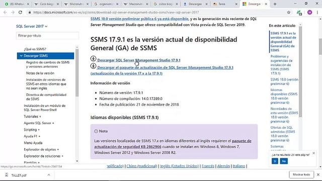 Instalacion SQL server 2017 смотреть онлайн