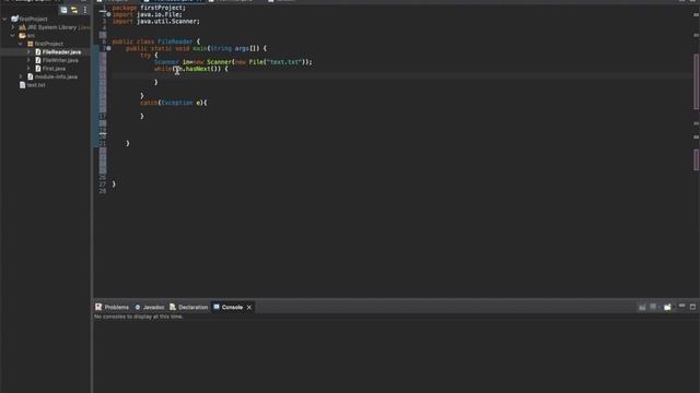 How to read from a file in Java using the Scanner class? смотреть онлайн
