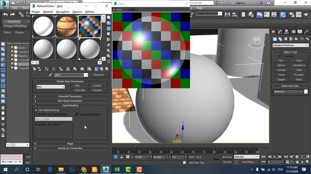 Sử dụng bảng vật liệu - Material - 3Ds Max смотреть онлайн