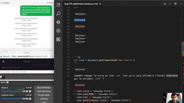 Let's fix a bug in FR Spellchecker for VSCode (#JavaScript #Programming) смотреть онлайн