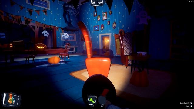 ЗЛОЙ СОСЕД гоняется за ДЕТЬМИ и превращается в ТЫКВУ в игре Secret Neighbor веселый летсплей смотреть онлайн