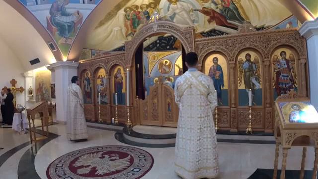 August 14, 2022 Orthros and Divine Liturgy Feast of the Dormition of the Theotokos☦️ StGMiami смотреть онлайн