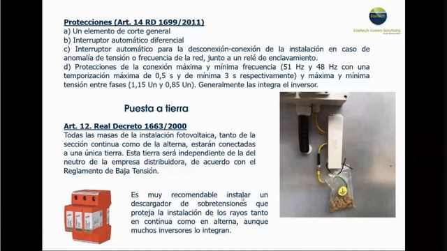 Datos necesarios para la ejecución de instalaciones solares FV смотреть онлайн