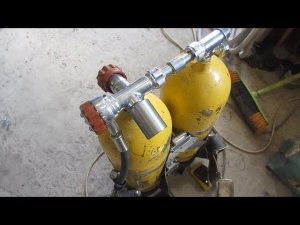 Переход для заправки акваланга / как заправить акваланг / how to fill a scuba/ كيف لملء الغطس