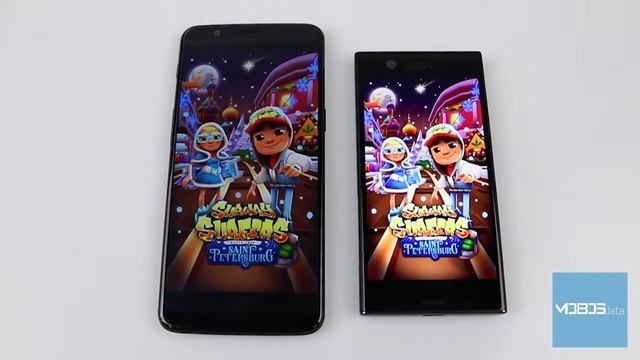 OnePlus 5T vs Sony Xperia XZ1 Compact Speed Test смотреть онлайн