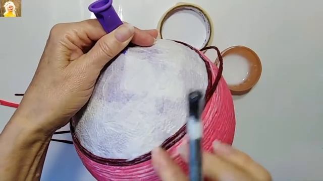Посмотри! Какая КРАСОТИЩА из РЕЗИНОВОГО ШАРА своими руками DIY смотреть онлайн