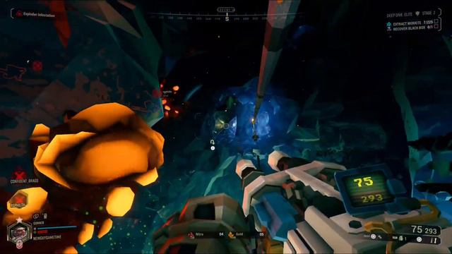 Fighting Hell to Save Your Team - Deep Rock Galactic смотреть онлайн