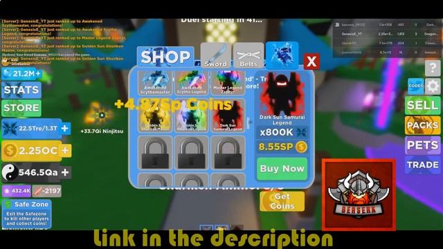 NEW!? NINJA LEGENDS | HACK / SCRIPT | AUTO FARMER & FREE OP SWORDS! (ROBLOX GUI) ? смотреть онлайн