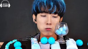 ASMR ICE CREAM BLUE JELLY PARTY 다양한 블루 아이스크림 젤리 먹방 DESSERTS CANDY MUKBANG EATING SOUNDS 咀嚼音 モッパン
