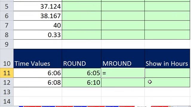 Excel Magic Trick 775: Round to 5 Minutes for Integer Values or Time Values ROUND & MROUND смотреть онлайн