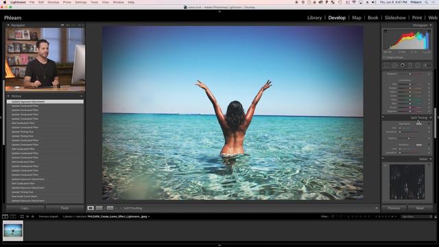 How to Create a Lomo Effect in Lightroom смотреть онлайн