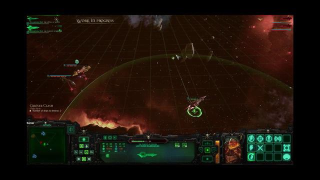 Battlefleet Gothic: Armada. Смотрим на хаоситов. смотреть онлайн